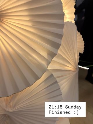 Christmas tree finished :) #christmastree #sustainablechristmas #hotellobby #hotelprague #malastransa #pompomtime